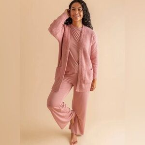 Posh Peanut Cardigan Dusty Pink Cuddle